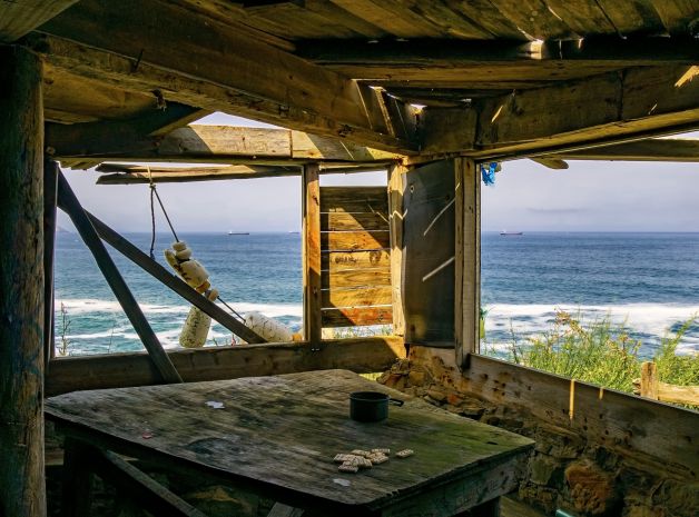 Cabaña de pescadores en Jaizkibel