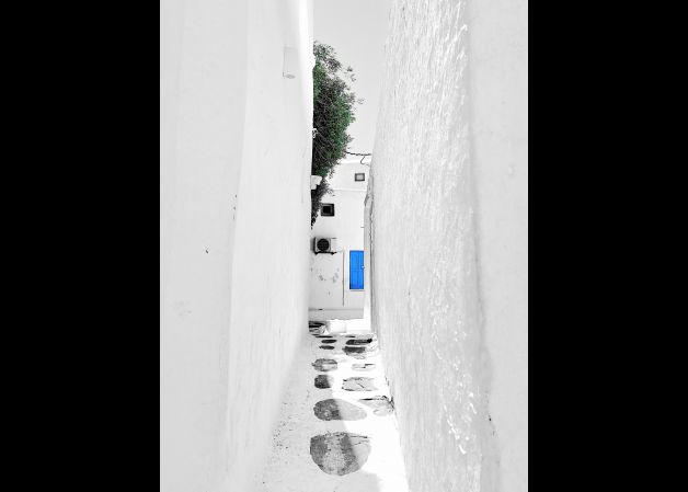 Callejeando en Mykonos.
