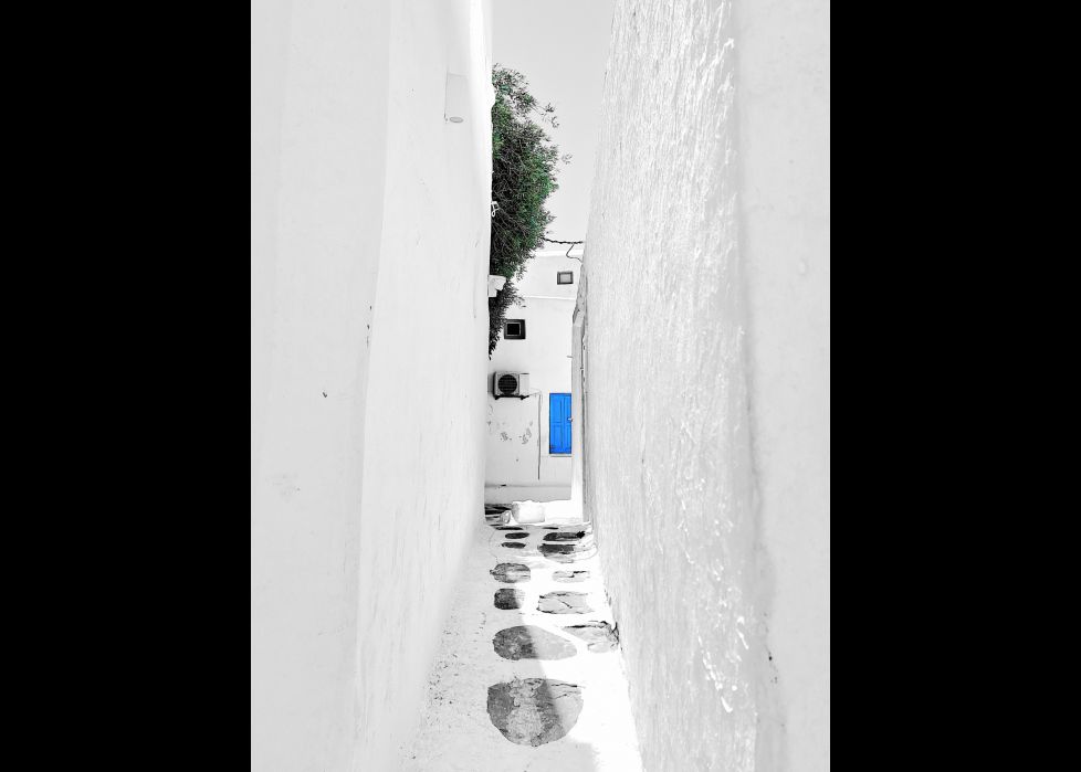 Callejeando en Mykonos.