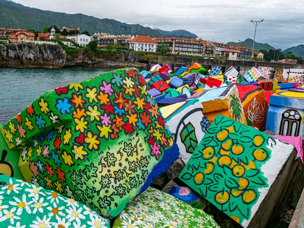 Cubos de la Memoria en Llanes, Asturias