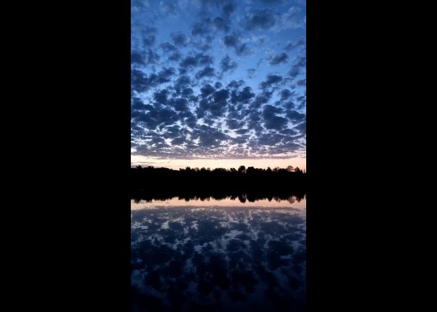 El espejo del atardecer