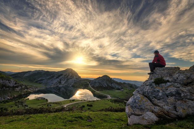 Esperando al atardecer