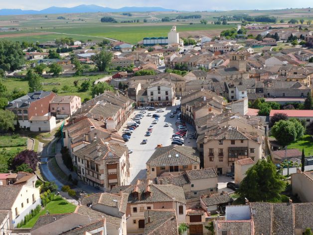 Plaza Mayor de Turégano.