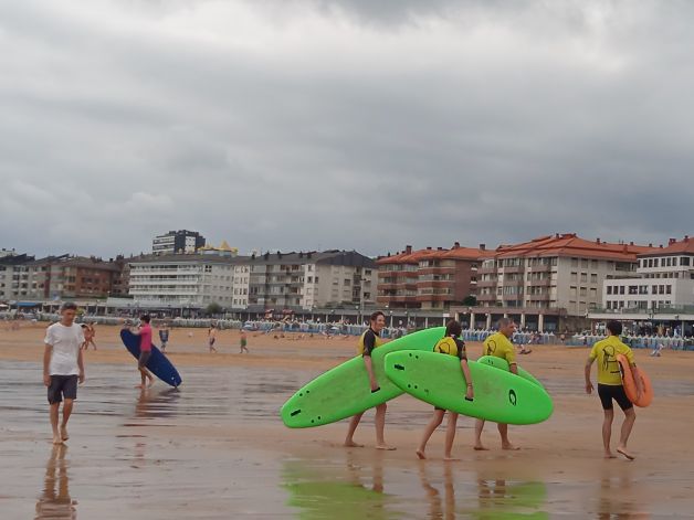 Verano de playa y surf