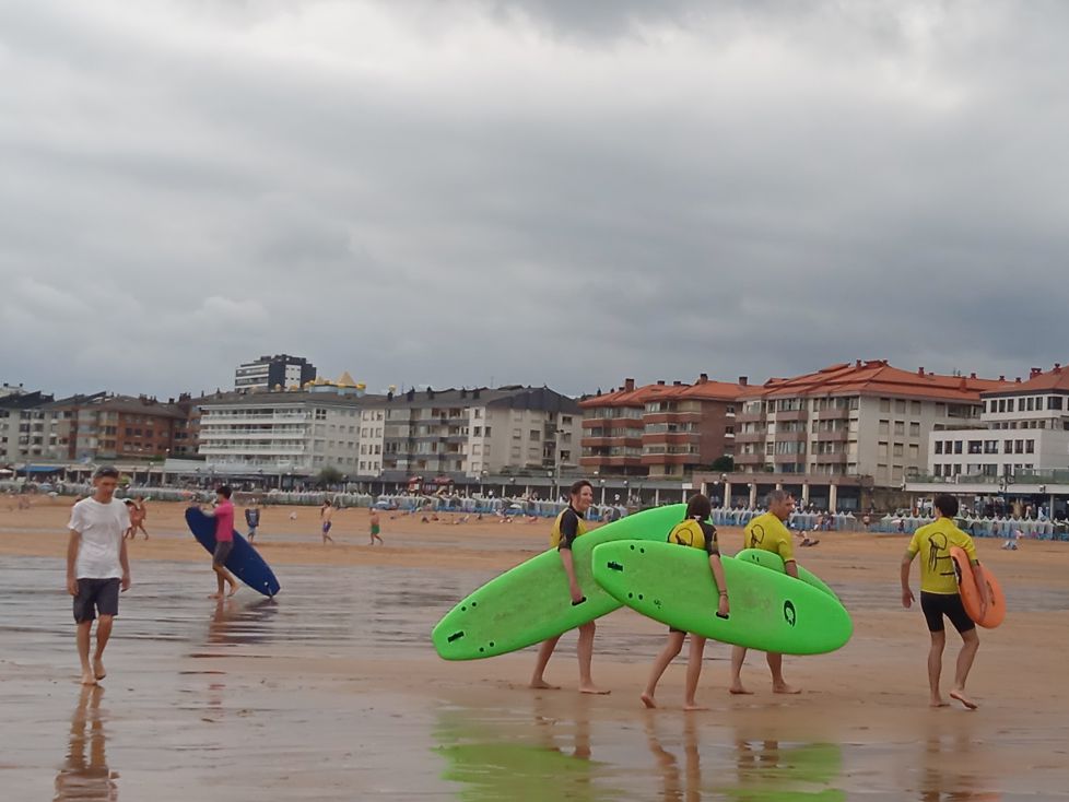 Verano de playa y surf