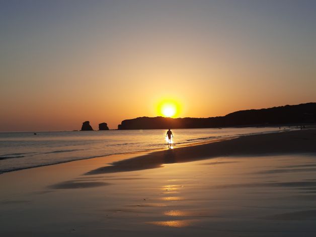 Amanecer en Hendaia