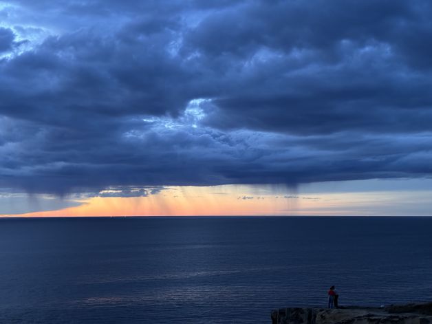 Atardecer.