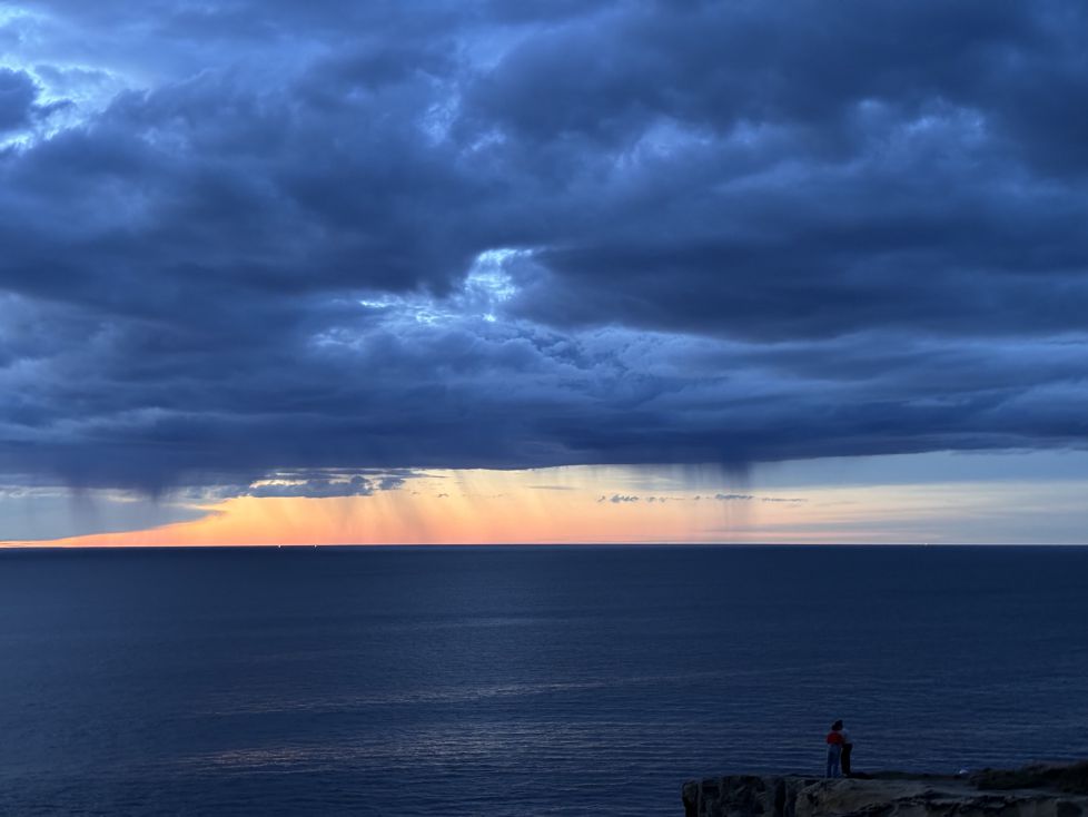 Atardecer.