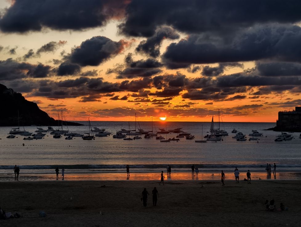Un atardecer
