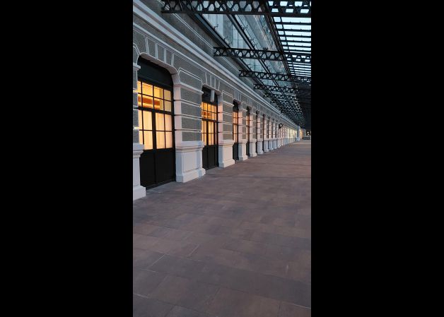 Atardecer en Canfranc estacion
