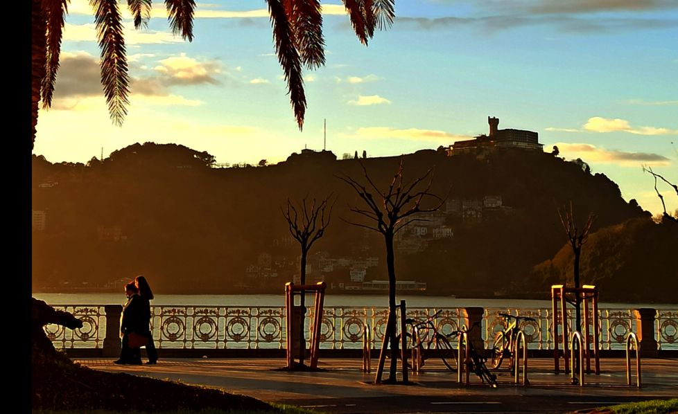 Atardecer en Donosti!!