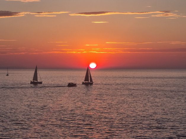 Atardecer en donosti