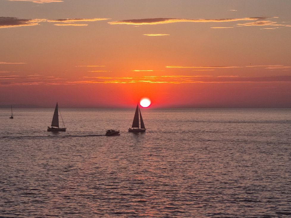 Atardecer en donosti