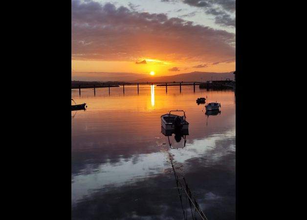 Atardecer illa de arousa