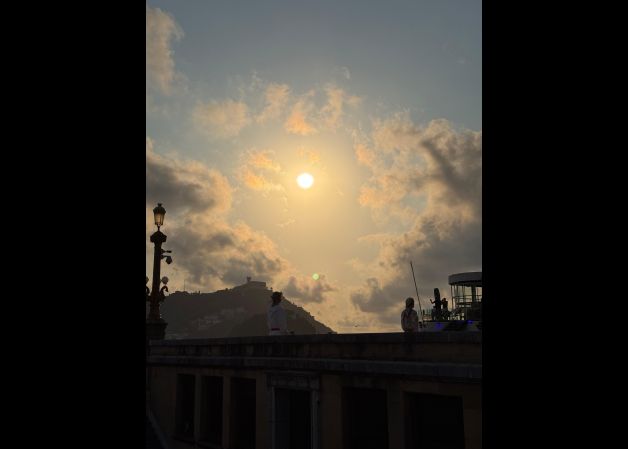 El atardecer y los gigantes