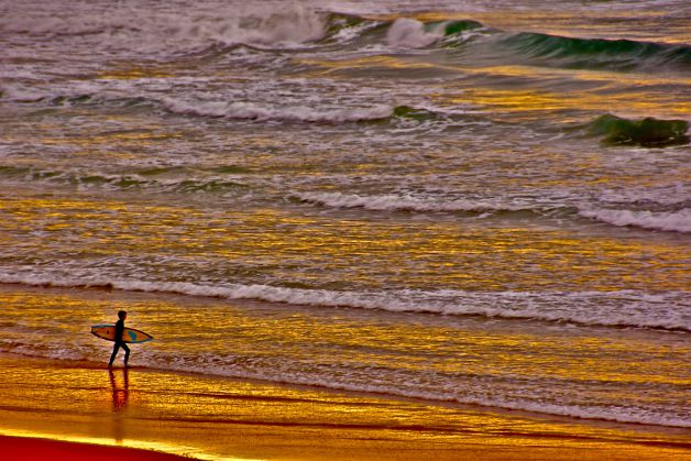 Atardecer de Oro 