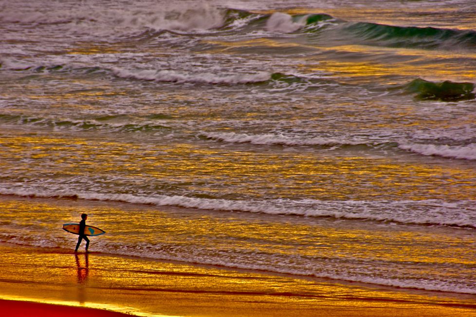 Atardecer de Oro 