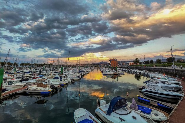 Atardecer en el puerto