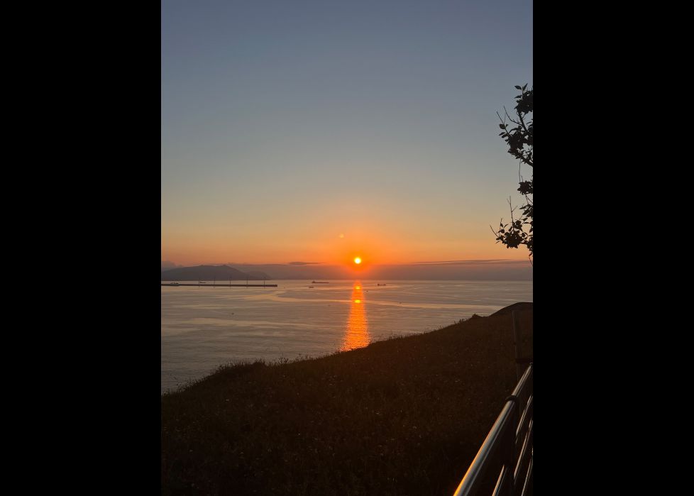Atardecer en Punta Galea