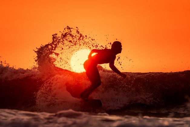 Atardecer surf