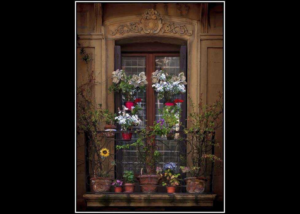 Balcón florido