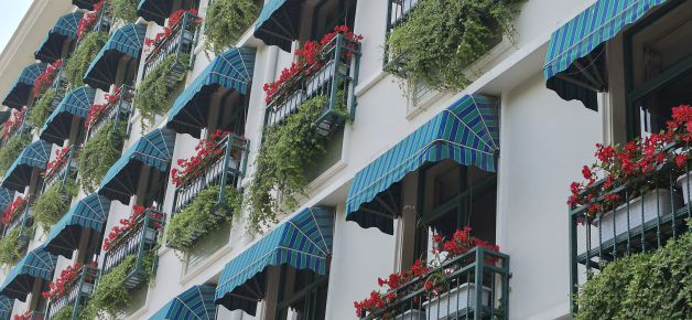 Balcones floridos 