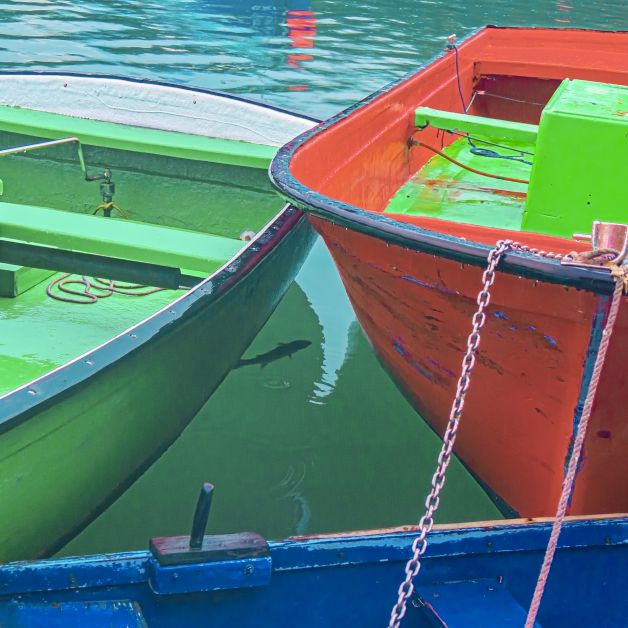Barcas en Hondarribia