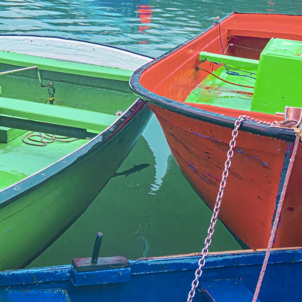 Barcas en Hondarribia