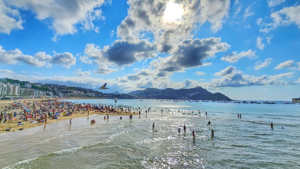 Un día de verano en la Concha
