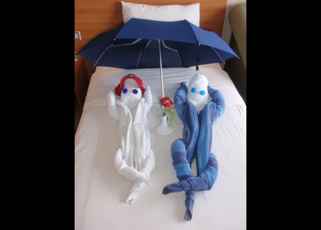 DOS AMIGOS DE TOALLA