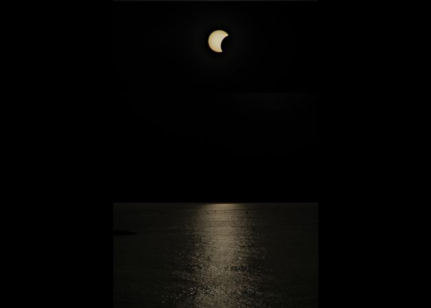 Eclipse en el mar