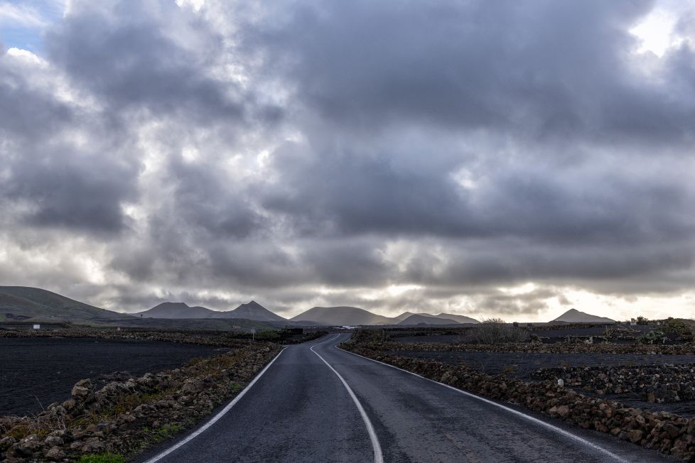 Lanzarote con nubes