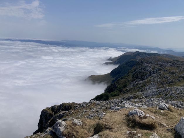 Mar de nubes en Aralar