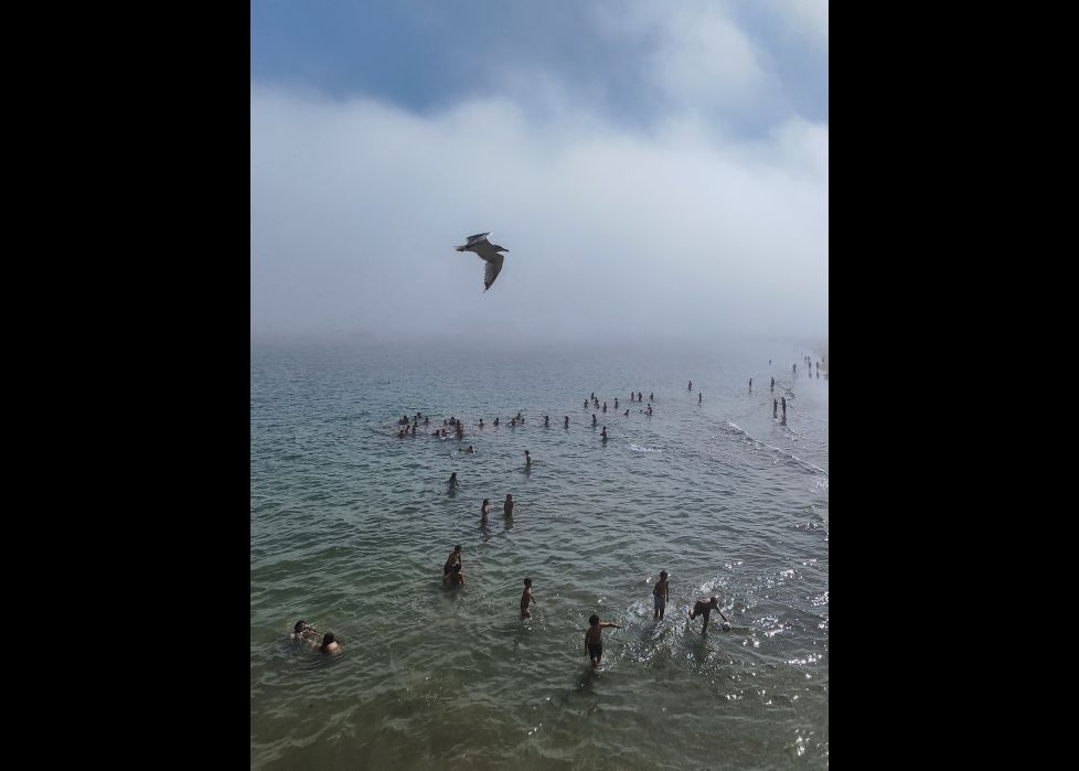 Niebla en al playa