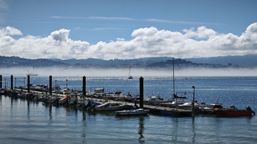 Niebla en la ría de Vigo