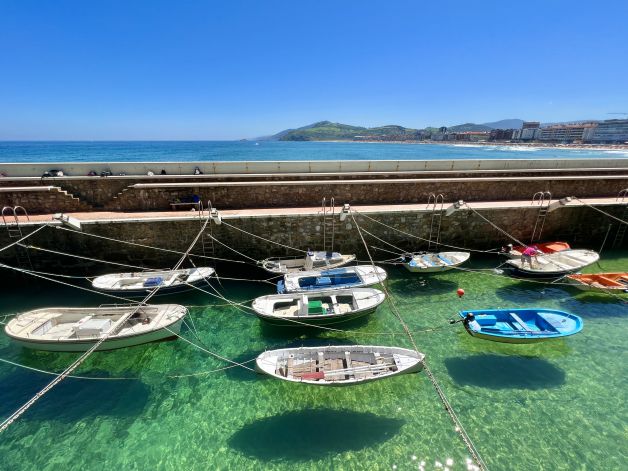 Pequeño puerto de Zarautz