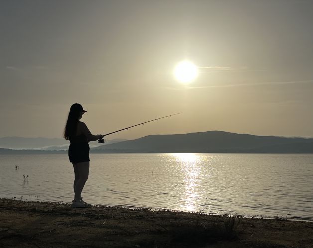 Pescando truchas 
