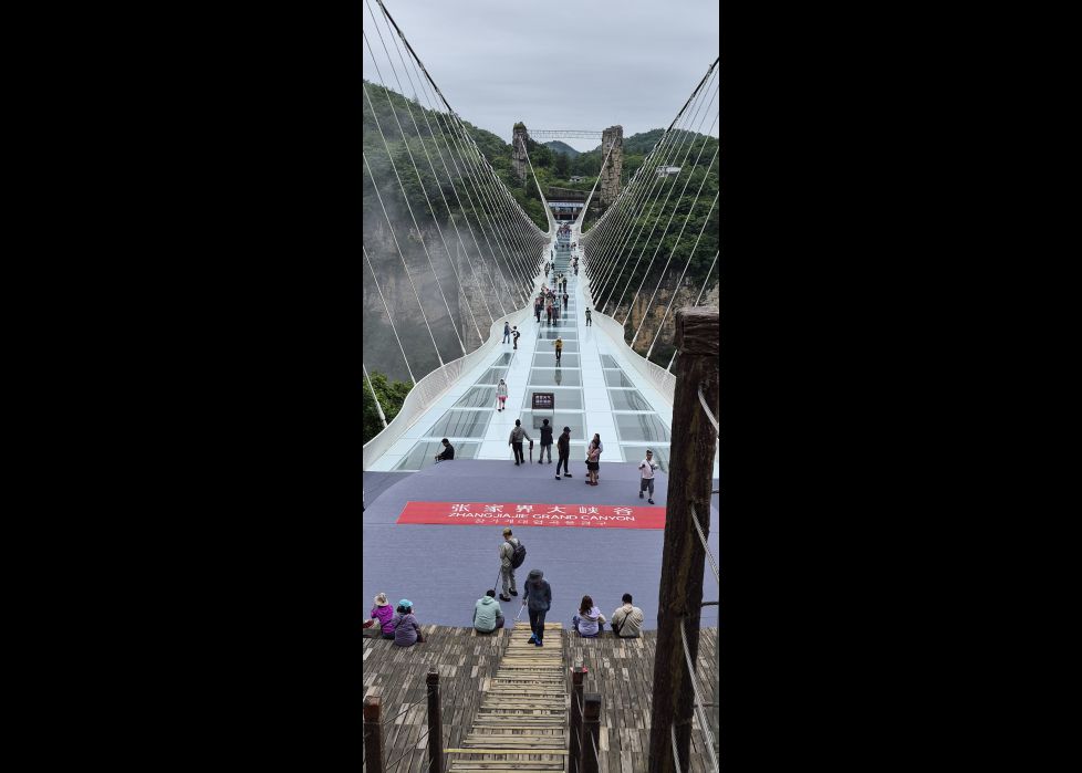 Puente de CRISTAL, China