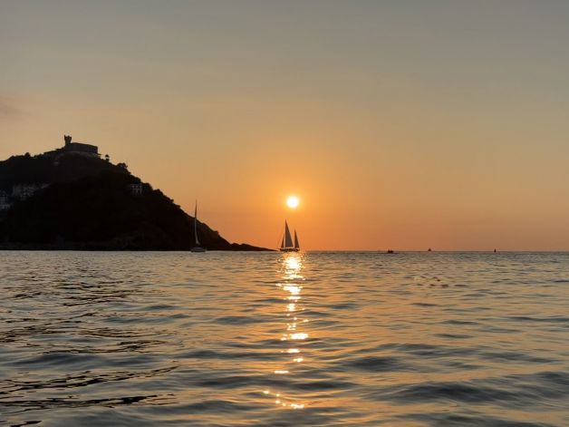 Puesta de sol en Donosti
