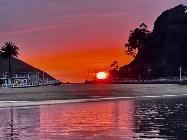PUESTA DE SOL EN RIBADESELLA