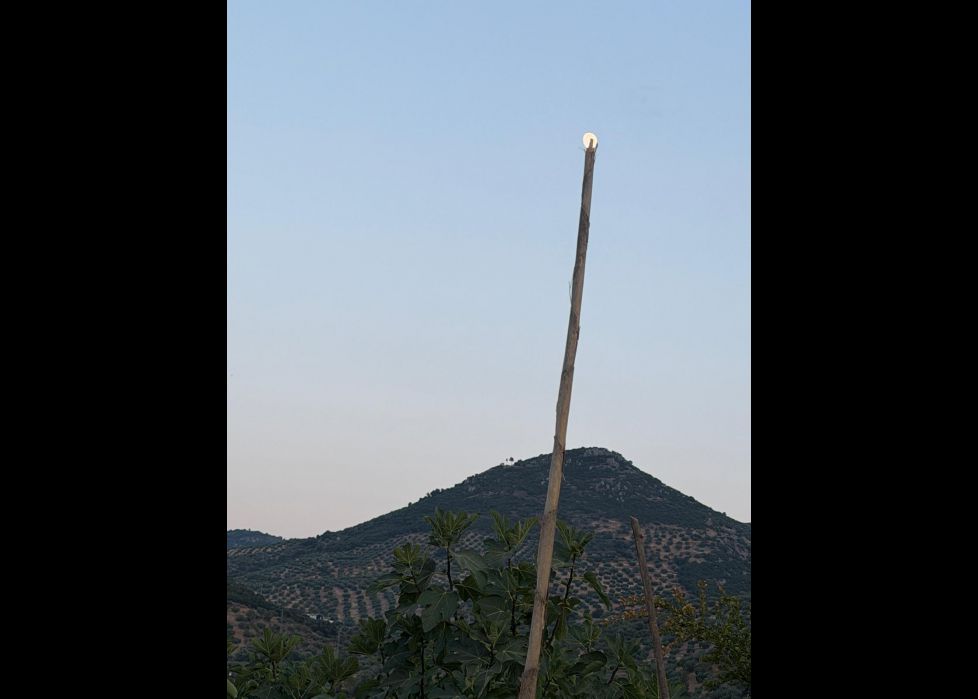 Sujetando la luna