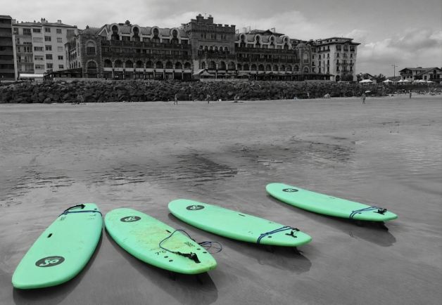 Surf en Hendaya