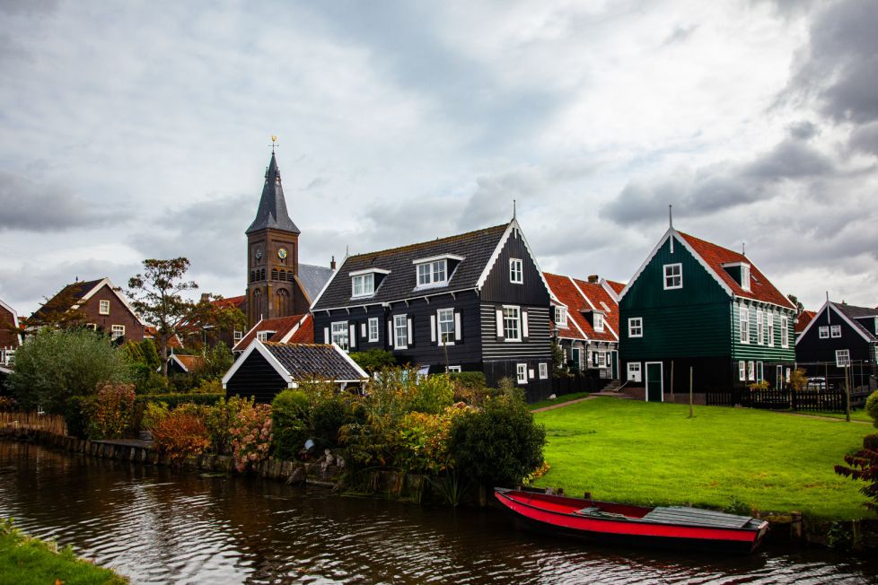 Una pequeña localidad de Amsterdam.