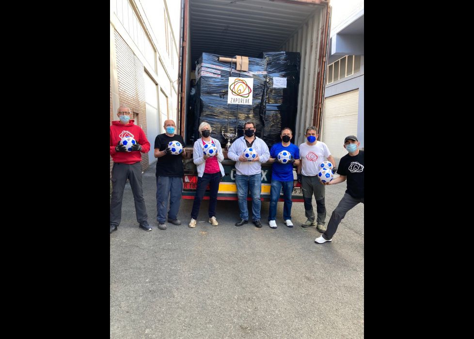 Zaporeak con la Real